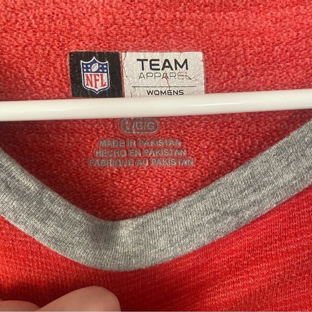 NFL Chiefs Long Sleeve Tee - Red and Gray - Picture 3 of 7